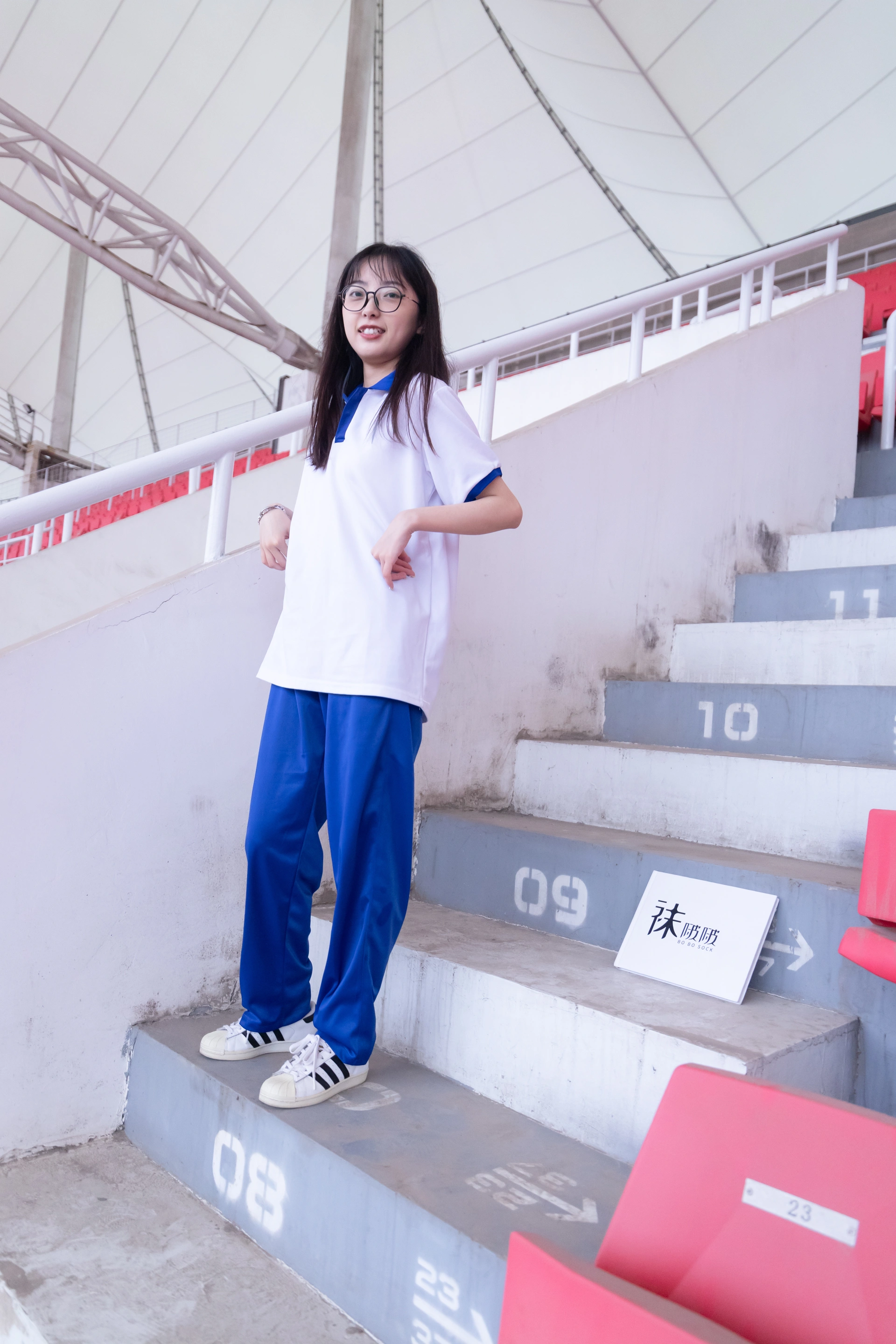 [BoBoSocks袜啵啵]NO.002 稚予-校服、贝壳头、白棉袜、裸足 2